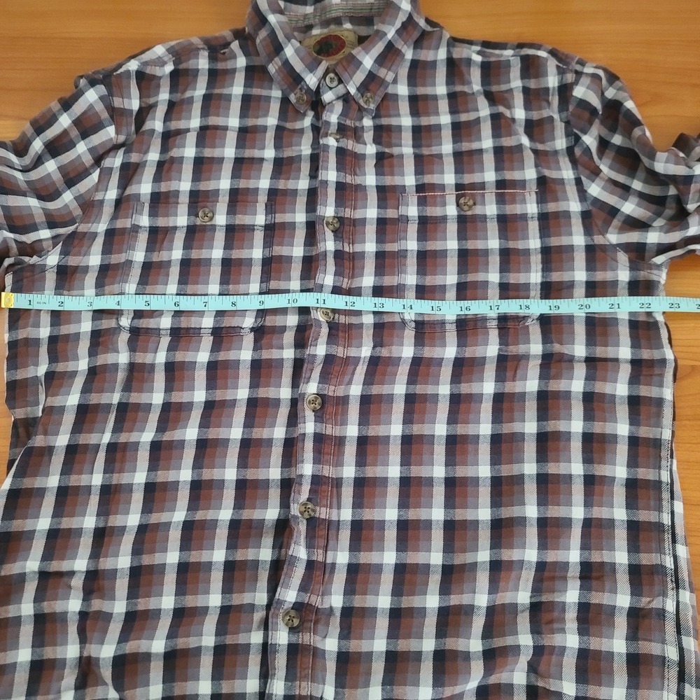 Boston Traders Men's Size L Long Sleeve Shirt Multicolor Checked - Picture 6 of 10